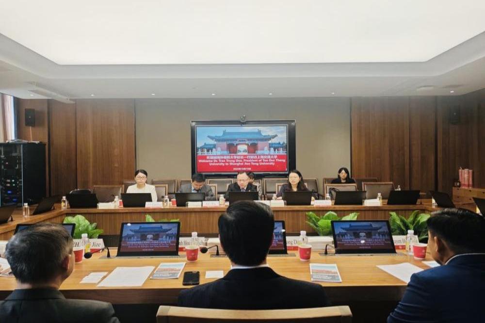 Working section between TDTU and SJTU