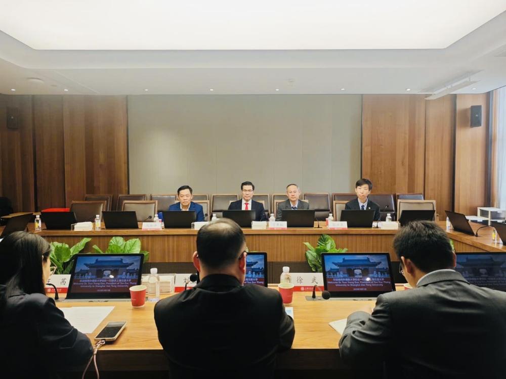 Working section between TDTU and SJTU