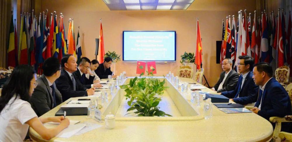 Working section between TDTU and SHNU