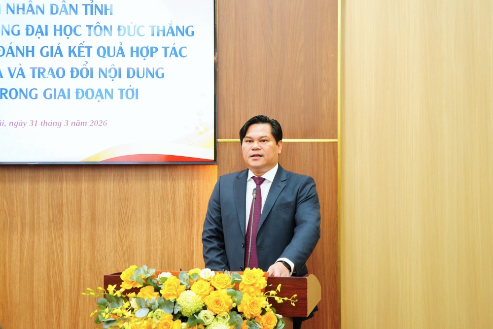 Ông Trần Phước Hiền – Phó Chủ tịch UBND tỉnh Quảng Ngãi phát biểu