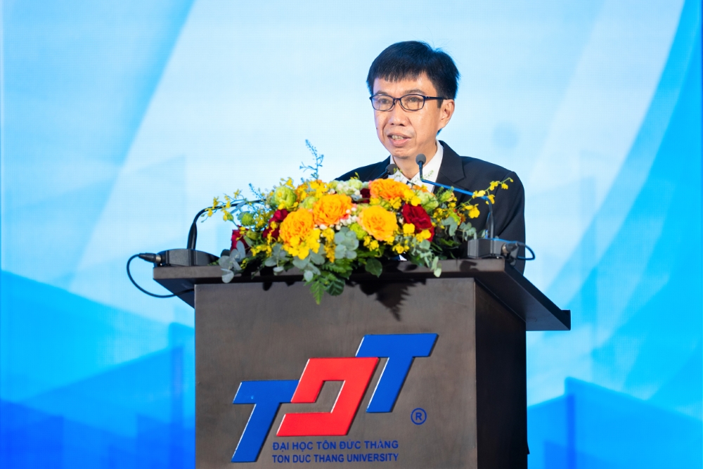 TS. Võ Hoàng Duy – Phó Hiệu trưởng TDTU phát biểu chào mừng.