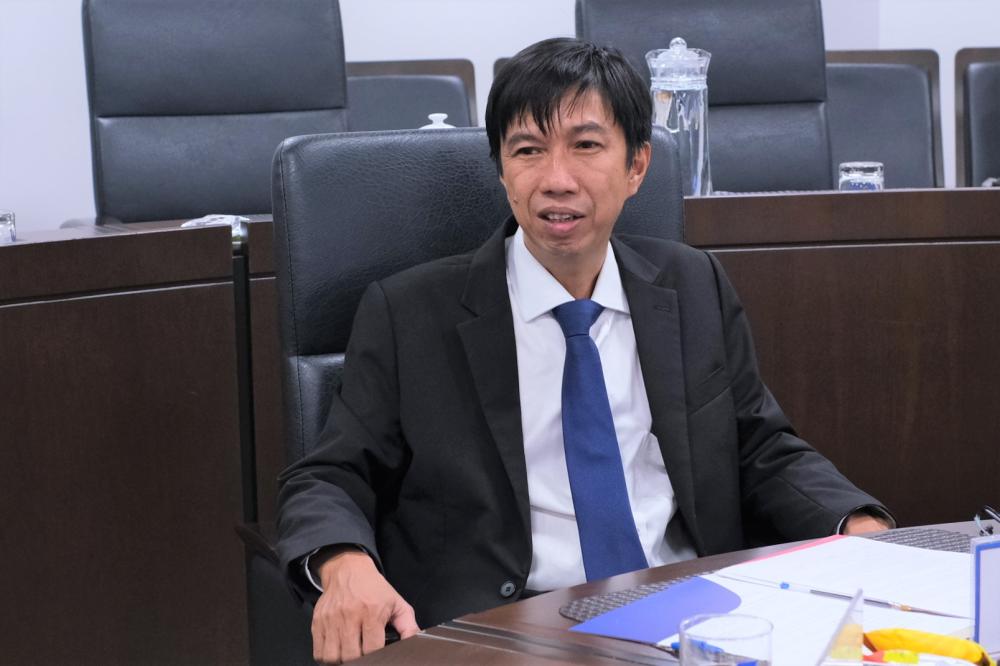 TS. Võ Hoàng Duy – Phó Hiệu trưởng TDTU phát biểu tại buổi làm việc  