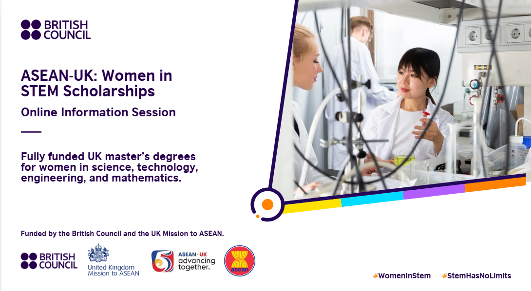 HỌC BỔNG TOÀN PHẦN STEM DÀNH CHO NỮ TẠI VƯƠNG QUỐC ANH NĂM 2026